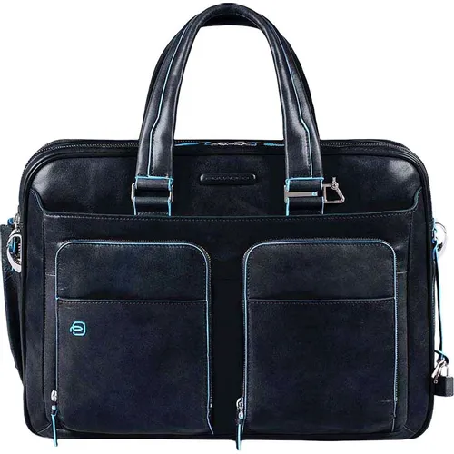 Деловая сумка Piquadro Blue Square, кожа натуральная, синий [ca2765b2/blu2]