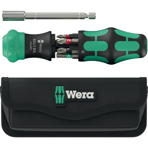 Отвертка с насадками WERA Kraftform Kompakt 28 RA, внутренний шестигранник 6 предметов [we-051520]