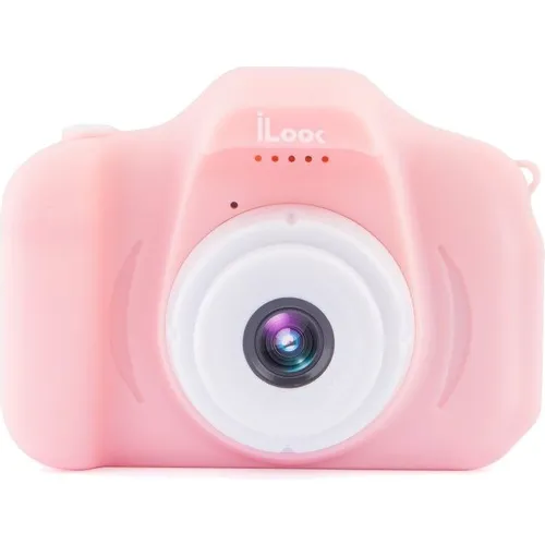 Цифровой компактный фотоаппарат Rekam iLook K330i, детский, розовый
