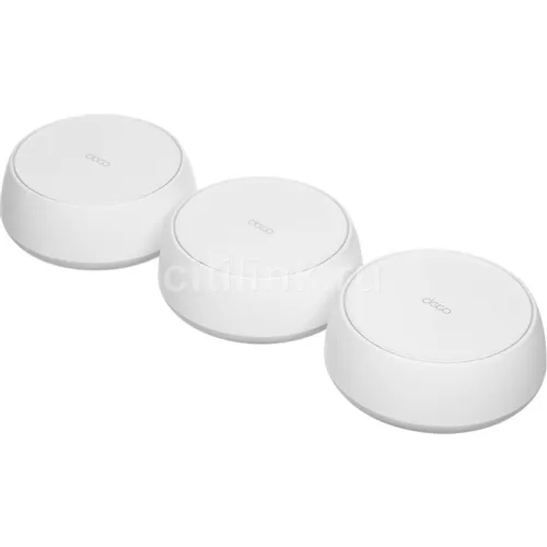 Бесшовный Mesh роутер TP-LINK Deco BE25, Wi-Fi 7, BE3600, 2.4/5ГГц, 2 WAN/LAN, белый, 3 шт. в комплекте [deco be25(3-pack)]