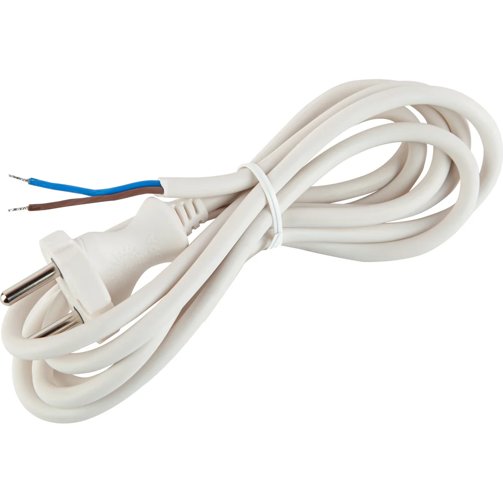 Сетевой шнур ЭРА UX-2x0,75-1,5m-W Б0048680