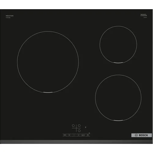 Индукционная варочная поверхность Bosch PUC631BB5E, конфорок: 3 шт., стеклокерамика, независимая, черный