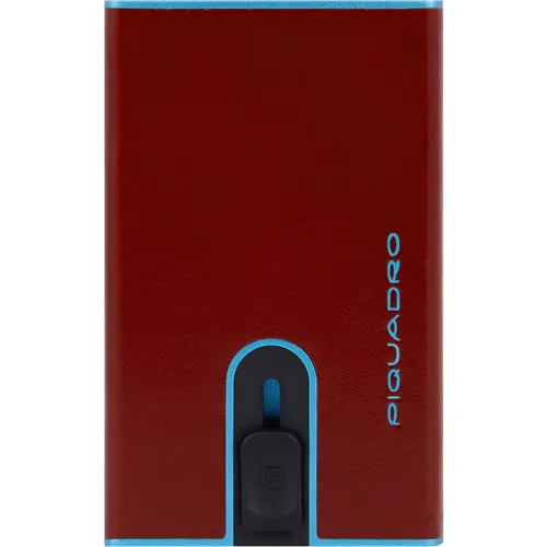 Чехол для кредитных карт Piquadro Blue Square PP4825B2BLR/CU4, кожа натуральная, табачный