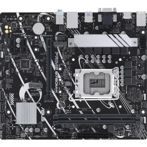 Материнская плата ASUS PRIME B760M-K, Socket LGA 1700, Intel B760, mATX, Ret
