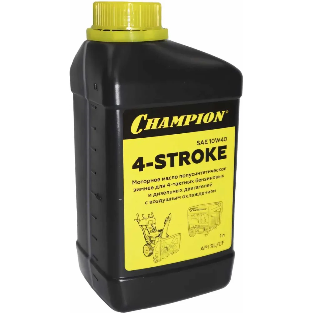 Полусинтетическое зимнее масло для четырехтактных двигателей Champion SAE 10W40 API SL/CF 952853