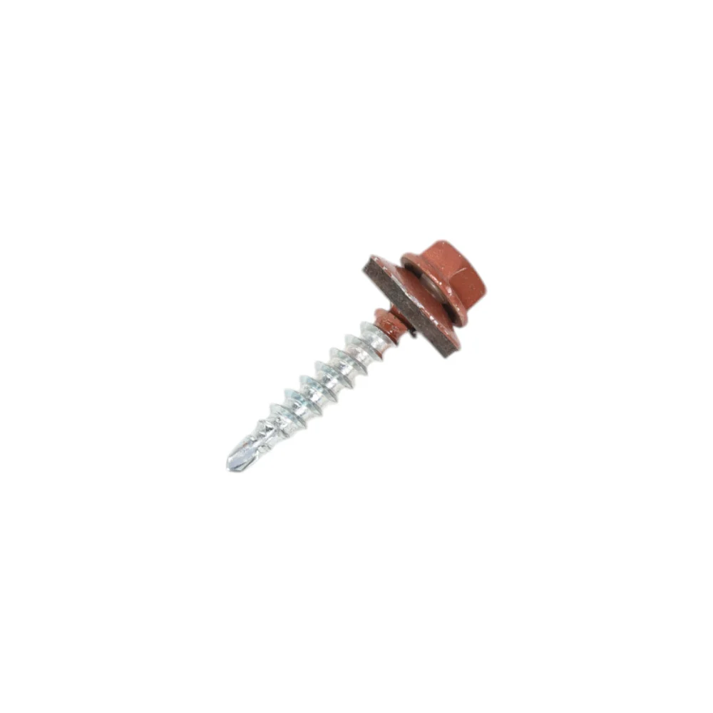 Кровельный саморез Bohrer 4,8x29 RAL 3009 красная окись 250 шт. SKRAL3009-4,8x29-250