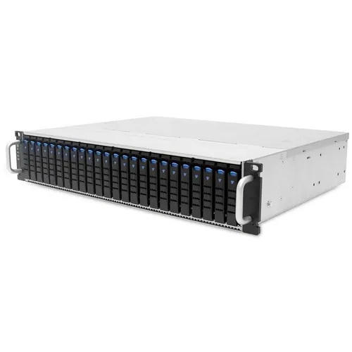 Корпус для сервера монтируемый в стойку AIC XJ1-20246-02, 2U, 2 x 550 Вт, серебристый