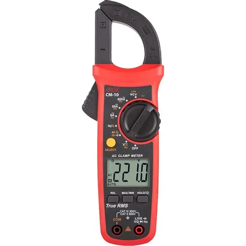 Клещи токоизмерительные RGK CM-10, с поверкой, измер.ток: переменный [779678]