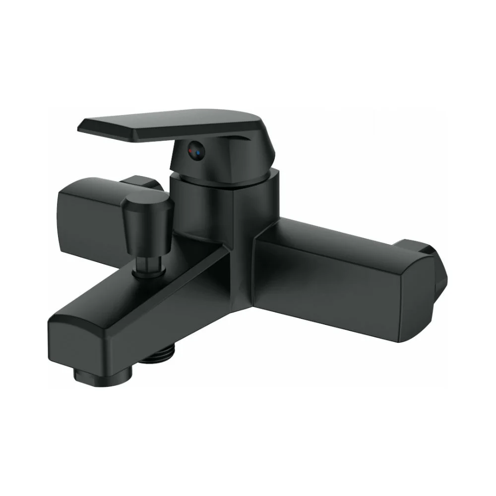 Полимерный смеситель для ванны и душа OneLife P02-100b