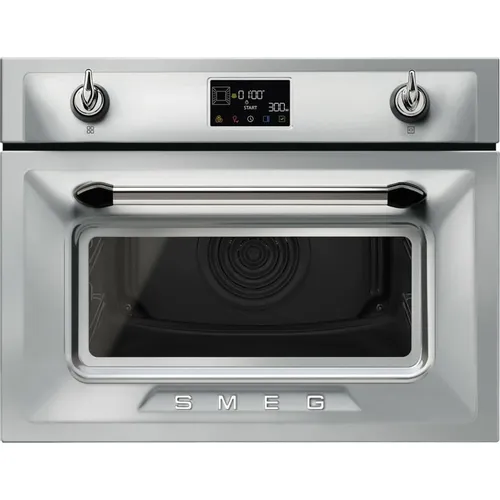 Духовой шкаф электрический SMEG SO4902M1X, 40л, дверца с 3 стеклами, нержавеющая сталь/серебристый