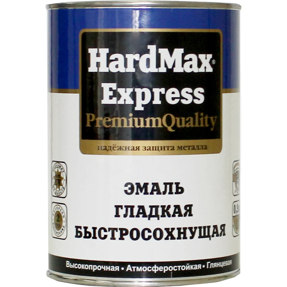 Гладкая быстросохнущая эмаль HardMax EXPRESS 4690417077076