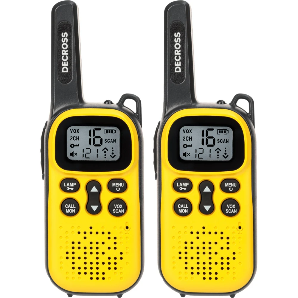 Комплект радиостанций DECROSS DC43 Yellow Twin EU без ЗУ DC4311100002000
