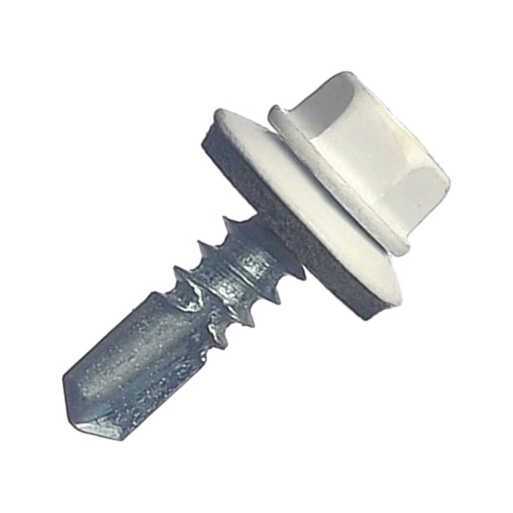 Кровельный саморез МЕТАЛЛСЕРВИС 5.5x19 RAL 9003 100 шт. 1220598