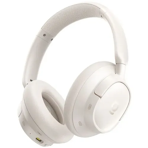 Наушники BASEUS Bass BH1 NC, 3.5 мм/Bluetooth/USB Type-C, накладные, белый