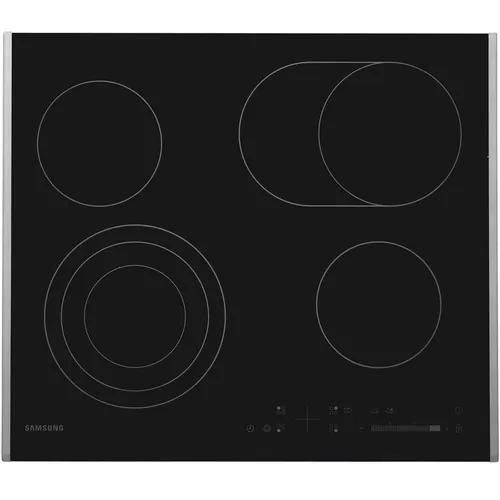 Электрическая варочная поверхность Samsung NZ64T3536DK/WT, конфорок: 4 шт., стеклокерамика, независимая, черный