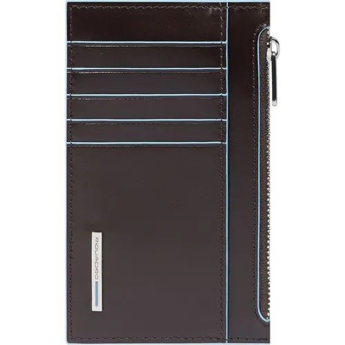 Чехол для кредитных карт Piquadro Blue Square PP6561B2R/MO, кожа натуральная, красное дерево