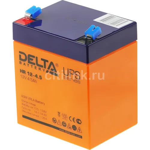 Аккумуляторная батарея Delta HR 12-4.5 для ИБП, 12В, 4.5Ач