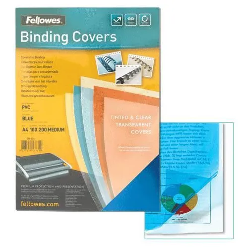 Обложка Fellowes LA-7868301, A4, 200мкм, 100, синий