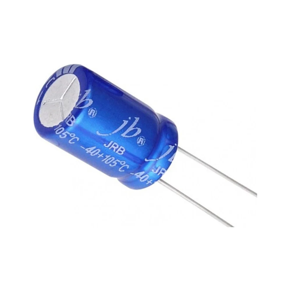 Конденсатор электролитический JB Capacitors 680мкФ, 35В, 105C, 10x20 / P:5 мм JRB1V681M05001000200000B-265