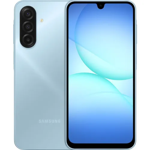 6.7" Смартфон Samsung Galaxy A17 4/128Gb, SM-A175F, NFC, AMOLED, 90Гц, 5000мAч, голубой