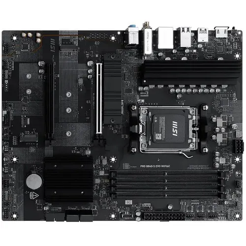 Материнская плата MSI PRO B840-S EVO WIFI6E, Socket AM5, AMD B840, ATX, Ret