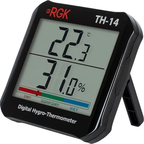 Термогигрометр портативный RGK TH-14, черный [776202]