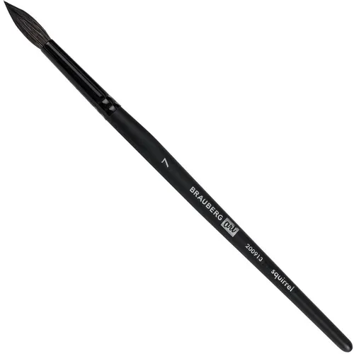 Кисть BRAUBERG Art Classic, 200913, художественная, из волоса белки, круглая, №7