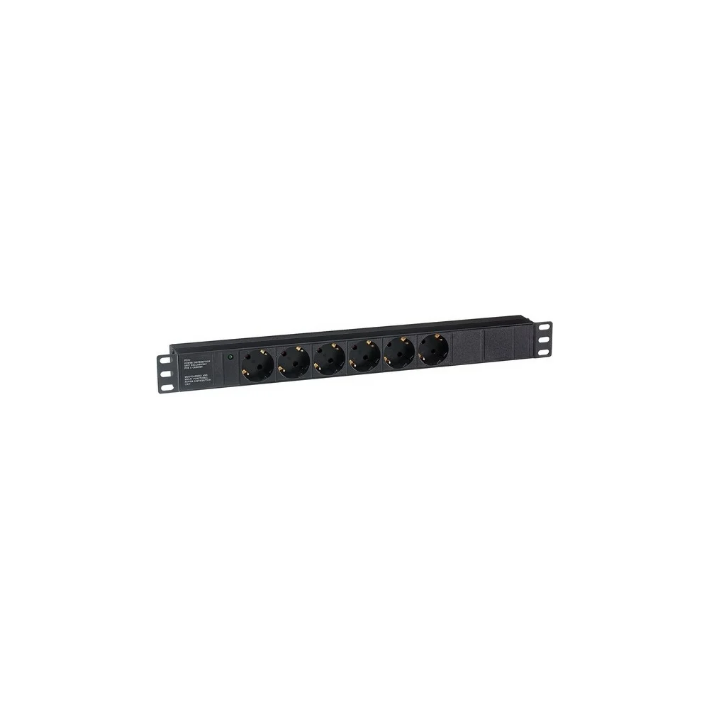 Блок розеток ExeGate ServerPro PDU-19H601 Al-6S-C14 280825