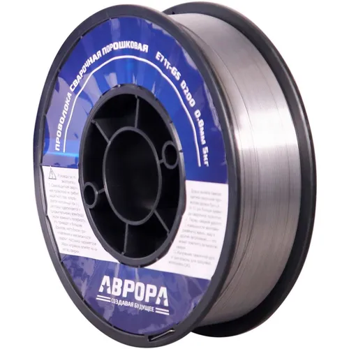 Проволока сварочная Aurora E71T-GS, D0.8мм, 5000грамм [39778]