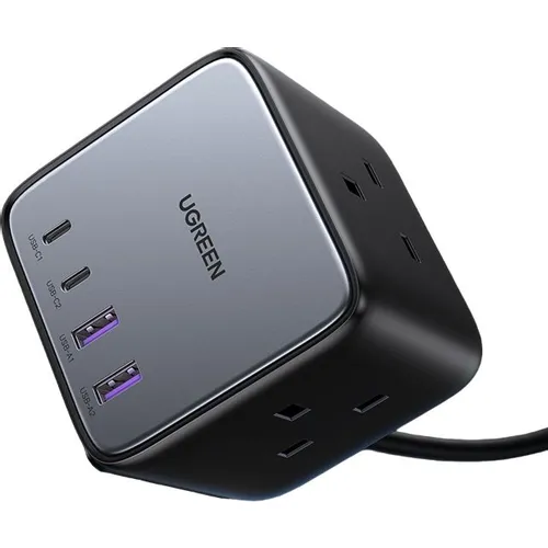 Сетевое зарядное устройство UGREEN CD268, 2xUSB-A, 2xUSB-C, 65Вт, 3A, серый [60113]