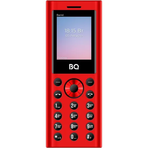 Сотовый телефон BQ Barrel 1858, красный/черный