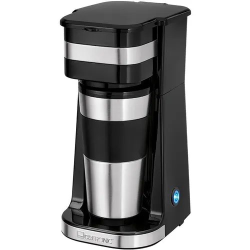 Кофеварка CLATRONIC KA 3733, капельная, черный /нержавеющая сталь