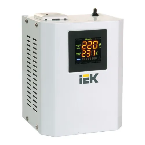 Стабилизатор напряжения IEK Boiler, 0.4кВт белый [ivs24-1-00500]