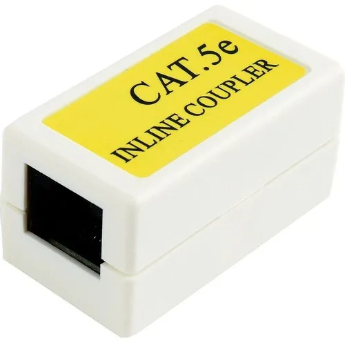 Адаптер A1 A1-LCPLU5E-1 проходн. RJ45 кат.5E бел.