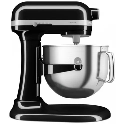 Миксер планетарный KitchenAid Artisan 5KSM70SHXEOB, 375Вт, черный/серебристый