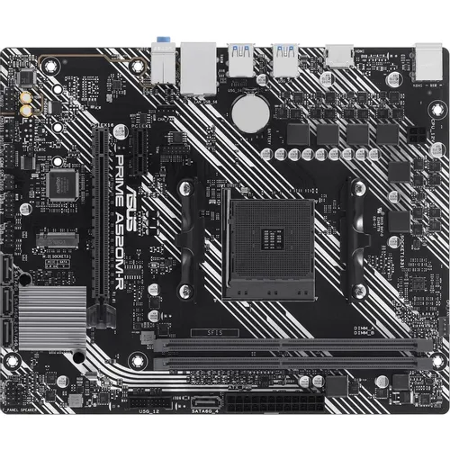 Материнская плата ASUS PRIME A520M-R, Socket AM4, AMD A520, mATX, Ret