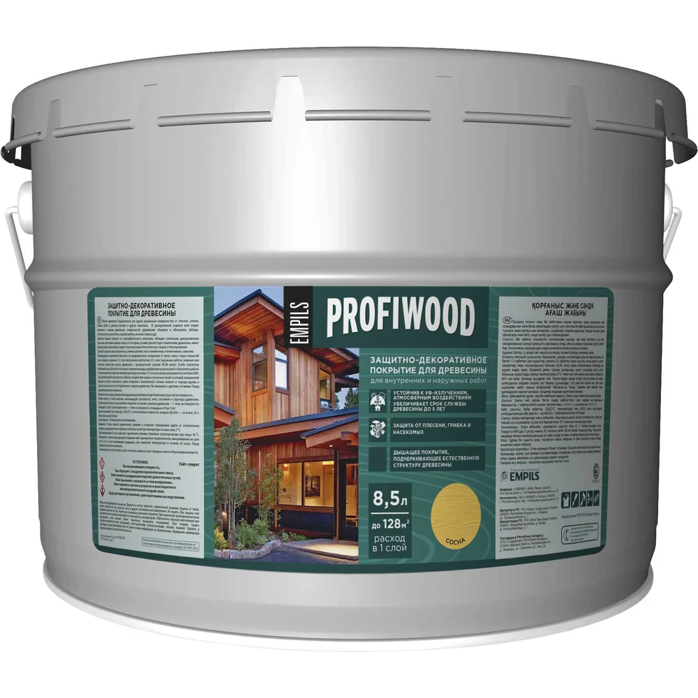 Защитно-декоративное покрытие для древесины Profiwood 75911