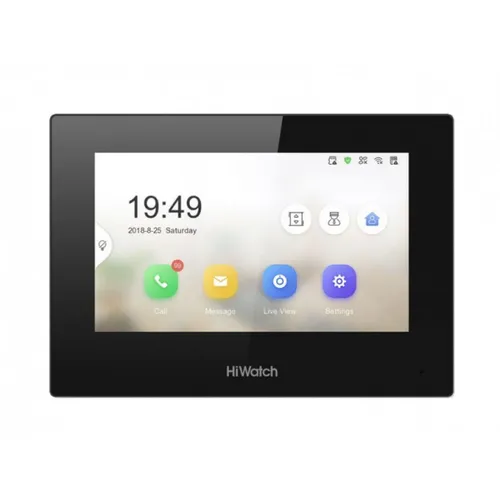 Видеопанель HIWATCH VDP-H2211B, цветная, накладная, черный