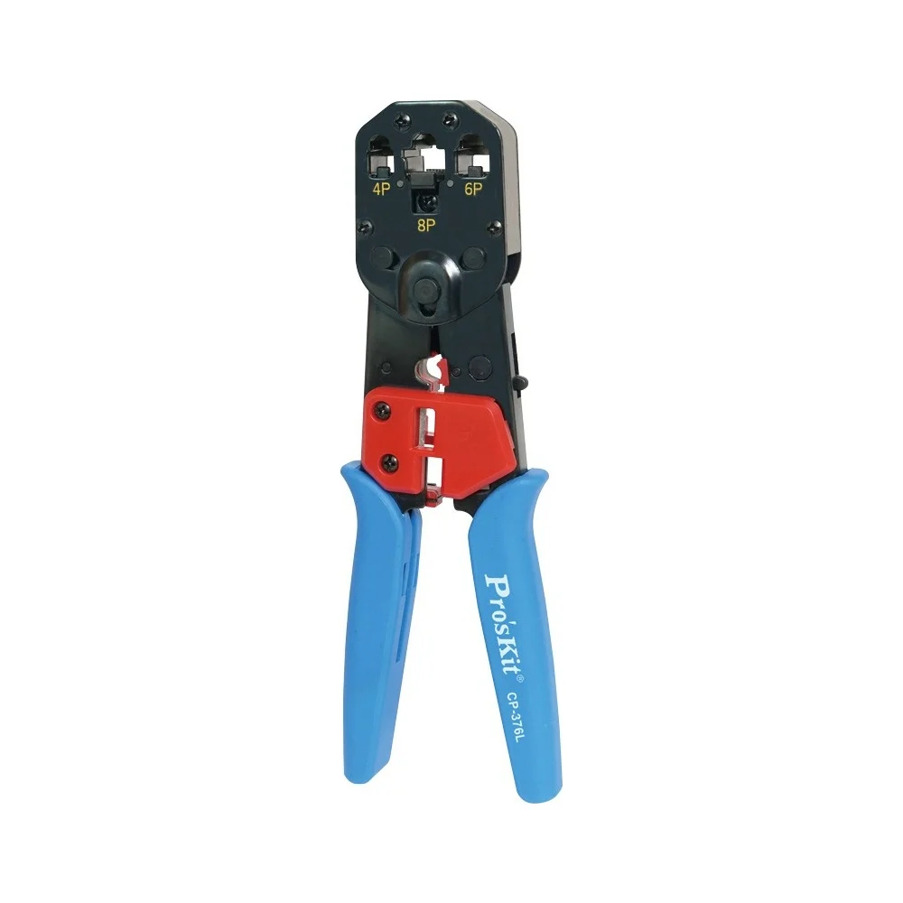 Клещи для обжима витой пары для модульных разъемов Pro'sKit CP-376L CP-376L
