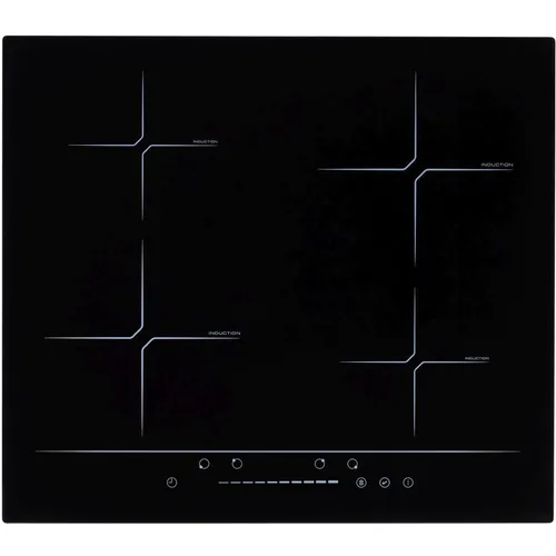 Индукционная варочная поверхность Simfer H60I74S002, конфорок: 4 шт., стеклокерамика, независимая, черный