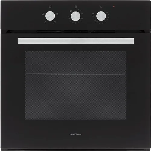 Духовой шкаф электрический Krona Essenza 60 Bl G2, 56л, дверца с 3 стеклами, черный