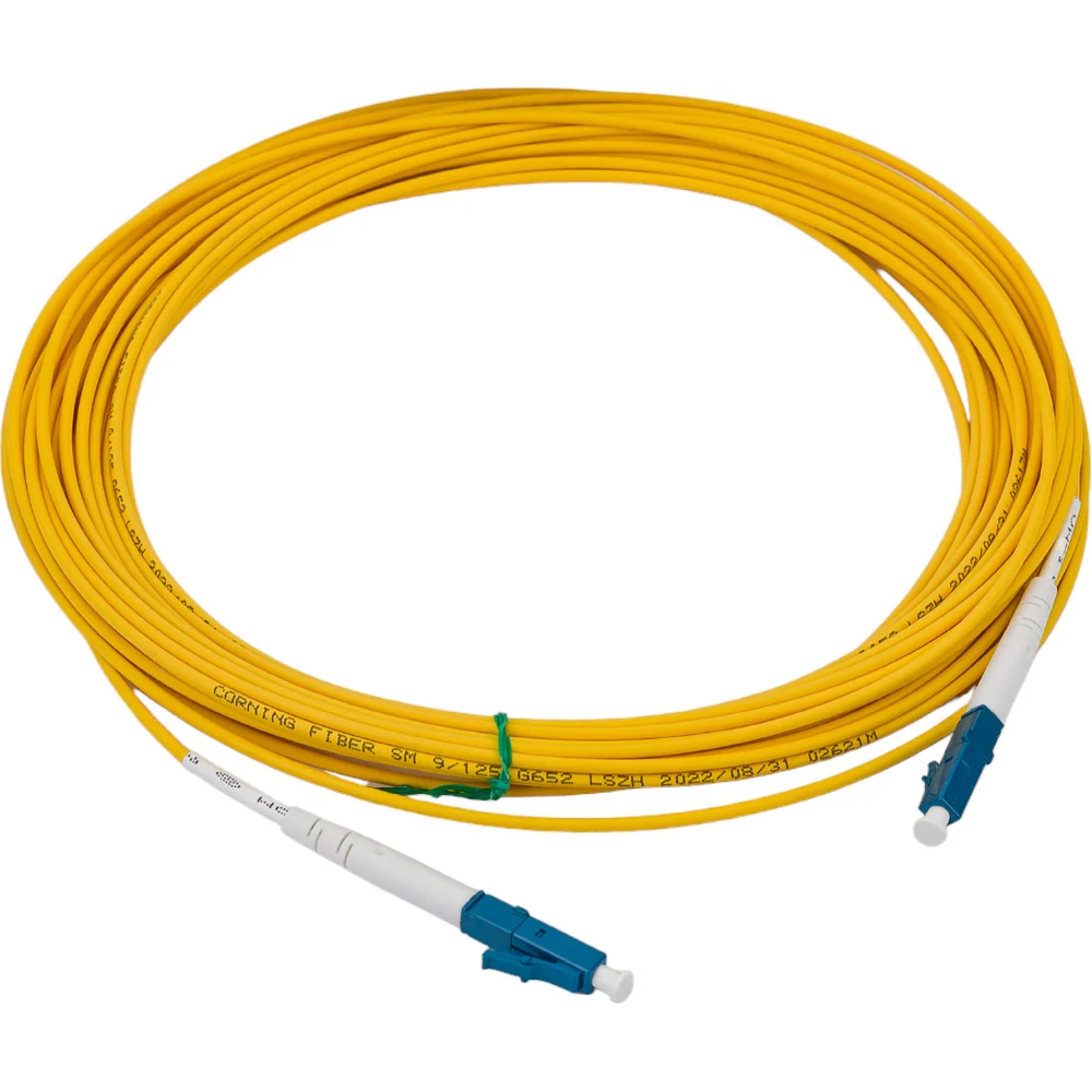 Волоконно-оптический патч-корд Hyperline FC-S2-9-LC/UR-LC/UR-H-10M-LSZH-YL 243403
