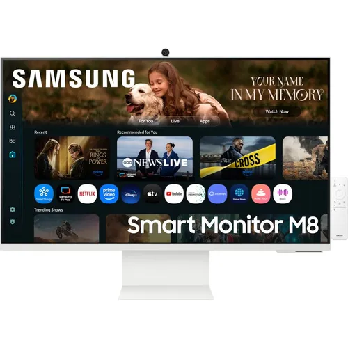 32" Монитор Samsung S32FM803UIXCI, 3840x2160, VA, 1хHDMI, белый [ls32fm803uixci]