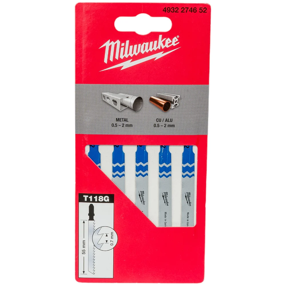 Полотна для лобзика Milwaukee 4932274652