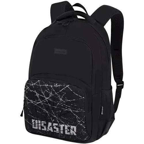 Рюкзак BRAUBERG Content Disaster, 36.5х45.2х8 см, 0.65кг, черный [273848]