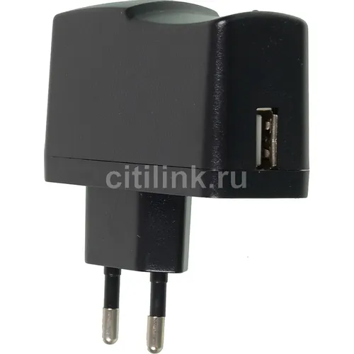 Сетевое зарядное устройство Buro XCJ-024-2.1A, USB-A, 10.5Вт, 2.1A, черный