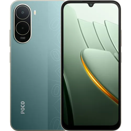 6.9" Смартфон Xiaomi Poco C81 Pro 4/64Gb, NFC, IPS, 120Гц, 6000мAч, зеленый