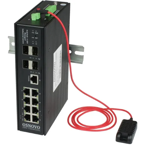 Коммутатор OSNOVO SW-80804/ILS, управляемый