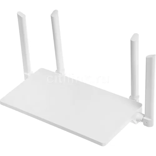 Роутер Huawei AX1 WS5203, Wi-Fi 5, AC1200, 2.4/5ГГц, 4 WAN/LAN, белый [53030byv]