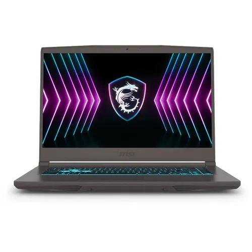 Ноутбук игровой MSI Thin 15 B2RVE-3450XRU, 15.6", IPS, Intel Core 5 210H 2.2ГГц, 8-ядерный, 16ГБ DDR4, 512ГБ SSD, NVIDIA GeForce RTX 4050 для ноутбуков - 6 ГБ, без операционной системы, серый [9s7-16r831-3450]